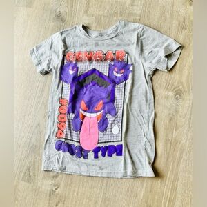 Pokemon Gengar Ghost Type T-Shirt Boys Medium